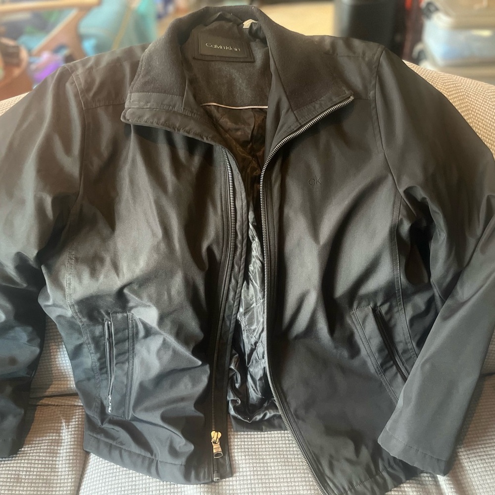 Calvin Klein Men's Charcoal Lightweight Jacket
